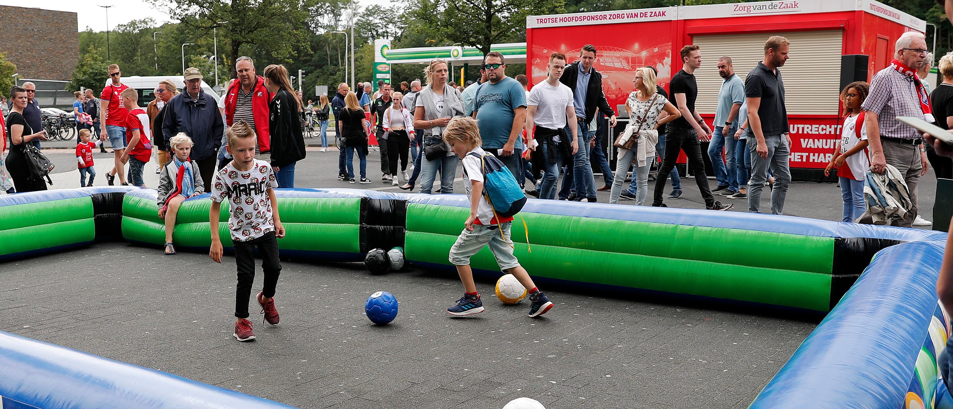 Vertier op Fanplein voor Vitesse-thuis